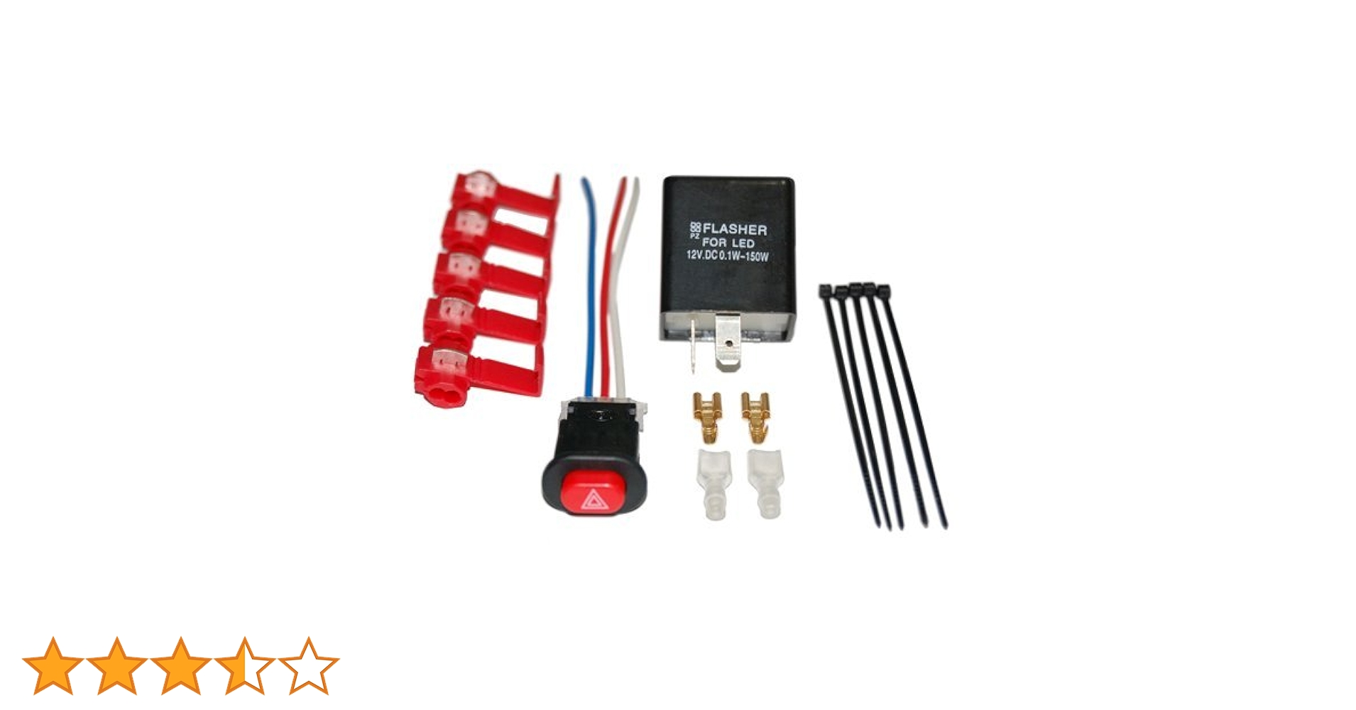 ご Amazon | 【Areyss】バイク用 ハザードキット (汎用取付セット